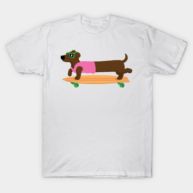 Weiner Roller T-Shirt by caravantshirts